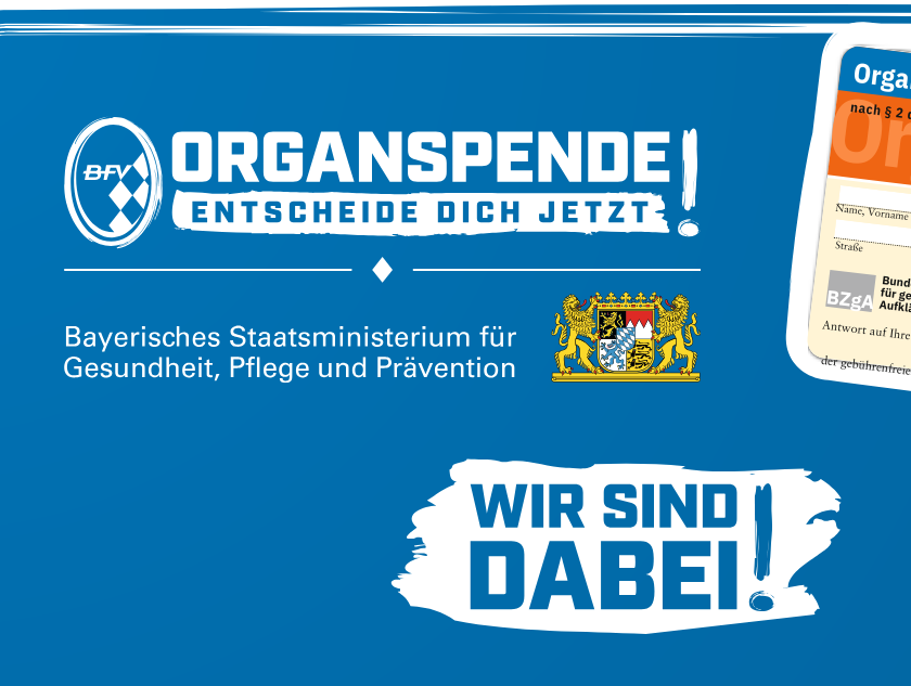 Gemeinsam ein Zeichen setzen: Organspende-Aktion beim Heimspiel am 11. Mai